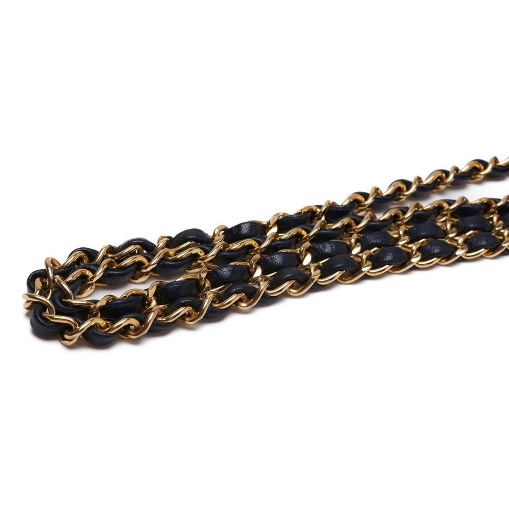 Chanel Matelasse Chain Lambskin Shoulder Bag Black - Picture 5 of 8